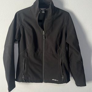 Eddie Bauer Soft Shell black Jacket-Sz M